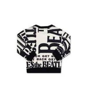 NWT kids' Stella McCartney "The Beatles Get Back" intarsia cotton sweater  Size
